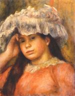 Young woman wearing a hat 1894